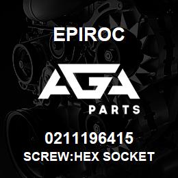 0211196415 Epiroc SCREW:HEX SOCKET | AGA Parts