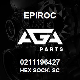 0211196427 Epiroc HEX SOCK. SC | AGA Parts