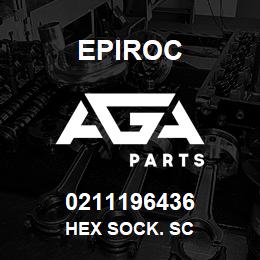 0211196436 Epiroc HEX SOCK. SC | AGA Parts