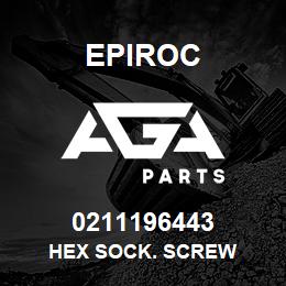 0211196443 Epiroc HEX SOCK. SCREW | AGA Parts