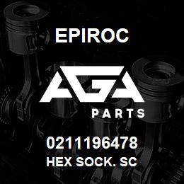 0211196478 Epiroc HEX SOCK. SC | AGA Parts