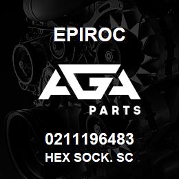 0211196483 Epiroc HEX SOCK. SC | AGA Parts