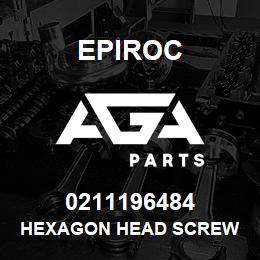 0211196484 Epiroc HEXAGON HEAD SCREW | AGA Parts