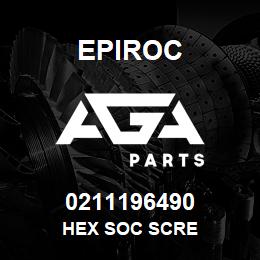 0211196490 Epiroc HEX SOC SCRE | AGA Parts