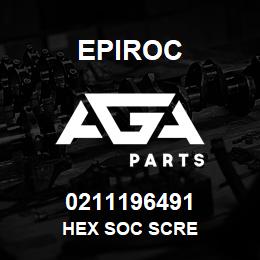 0211196491 Epiroc HEX SOC SCRE | AGA Parts