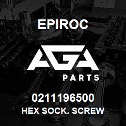 0211196500 Epiroc HEX SOCK. SCREW | AGA Parts