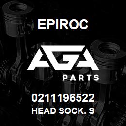 0211196522 Epiroc HEAD SOCK. S | AGA Parts