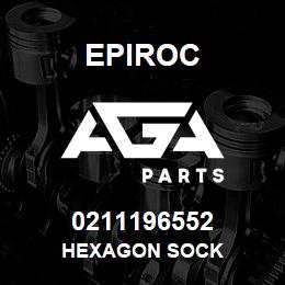 0211196552 Epiroc HEXAGON SOCK | AGA Parts