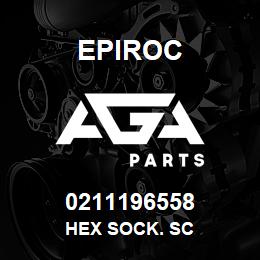 0211196558 Epiroc HEX SOCK. SC | AGA Parts