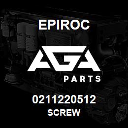 0211220512 Epiroc SCREW | AGA Parts