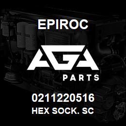 0211220516 Epiroc HEX SOCK. SC | AGA Parts