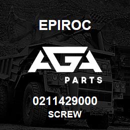 0211429000 Epiroc SCREW | AGA Parts