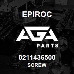 0211436500 Epiroc SCREW | AGA Parts