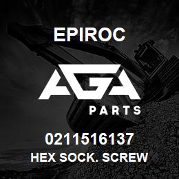 0211516137 Epiroc HEX SOCK. SCREW | AGA Parts