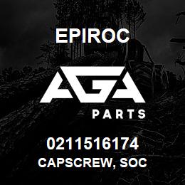 0211516174 Epiroc CAPSCREW, SOC | AGA Parts