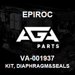 VA-001937 Epiroc KIT, DIAPHRAGM&SEALS | AGA Parts