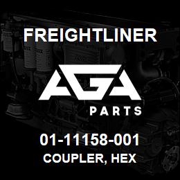 01-11158-001 Freightliner COUPLER, HEX | AGA Parts