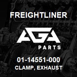 01-14551-000 Freightliner CLAMP, EXHAUST | AGA Parts