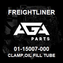 01-15007-000 Freightliner CLAMP,OIL FILL TUBE | AGA Parts