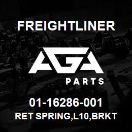01-16286-001 Freightliner RET SPRING,L10,BRKT | AGA Parts