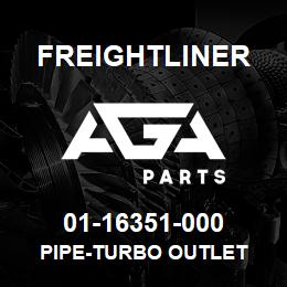01-16351-000 Freightliner PIPE-TURBO OUTLET | AGA Parts