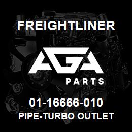 01-16666-010 Freightliner PIPE-TURBO OUTLET | AGA Parts