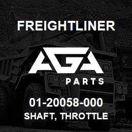 01-20058-000 Freightliner SHAFT, THROTTLE | AGA Parts