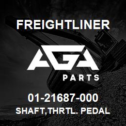 01-21687-000 Freightliner SHAFT,THRTL. PEDAL | AGA Parts