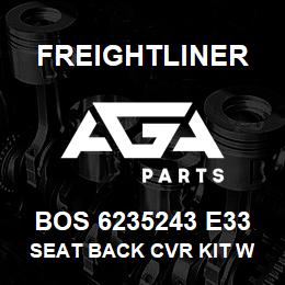 BOS 6235243 E33 Freightliner SEAT BACK CVR KIT W | AGA Parts