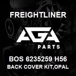 BOS 6235259 H56 Freightliner BACK COVER KIT,OPAL GRY,VY/VEL | AGA Parts