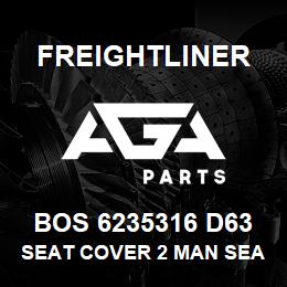 BOS 6235316 D63 Freightliner SEAT COVER 2 MAN SEAT | AGA Parts