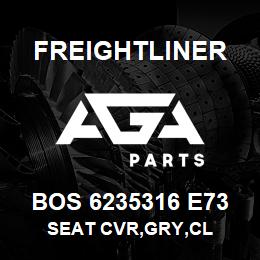 BOS 6235316 E73 Freightliner SEAT CVR,GRY,CL | AGA Parts