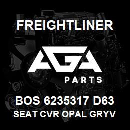 BOS 6235317 D63 Freightliner SEAT CVR OPAL GRYV | AGA Parts