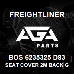 BOS 6235325 D83 Freightliner SEAT COVER 2M BACK GRAPH BLACK VINAL | AGA Parts