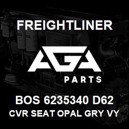 BOS 6235340 D62 Freightliner CVR SEAT OPAL GRY VY/VEL | AGA Parts