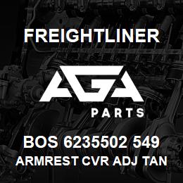 BOS 6235502 549 Freightliner ARMREST CVR ADJ TAN | AGA Parts