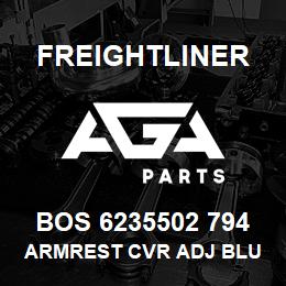 BOS 6235502 794 Freightliner ARMREST CVR ADJ BLU | AGA Parts