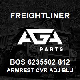 BOS 6235502 812 Freightliner ARMREST CVR ADJ BLU | AGA Parts