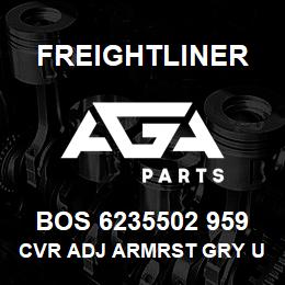 BOS 6235502 959 Freightliner CVR ADJ ARMRST GRY ULTHR | AGA Parts