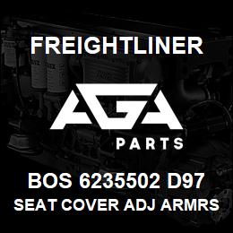 BOS 6235502 D97 Freightliner SEAT COVER ADJ ARMRST BLU VINYL | AGA Parts