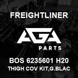 BOS 6235601 H20 Freightliner THIGH COV KIT,G.BLACK,VY/VEL | AGA Parts