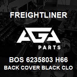 BOS 6235803 H66 Freightliner BACK COVER BLACK CLOTH | AGA Parts