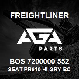 BOS 7200000 552 Freightliner SEAT PR910 HI GRY BC | AGA Parts