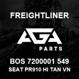 BOS 7200001 549 Freightliner SEAT PR910 HI TAN VN R&L ARM | AGA Parts