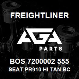 BOS 7200002 555 Freightliner SEAT PR910 HI TAN BC DSC | AGA Parts