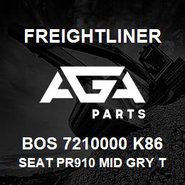 BOS 7210000 K86 Freightliner SEAT PR910 MID GRY TITAN | AGA Parts