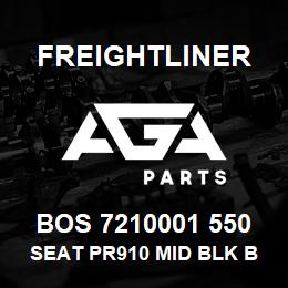 BOS 7210001 550 Freightliner SEAT PR910 MID BLK BC R&L ARM | AGA Parts