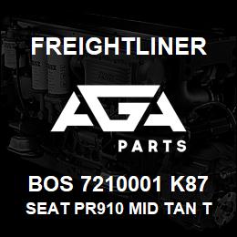 BOS 7210001 K87 Freightliner SEAT PR910 MID TAN TITAN R&L ARM | AGA Parts