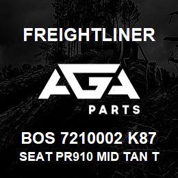 BOS 7210002 K87 Freightliner SEAT PR910 MID TAN TITAN DSC | AGA Parts