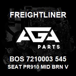 BOS 7210003 545 Freightliner SEAT PR910 MID BRN VN R&L ARM DSC | AGA Parts